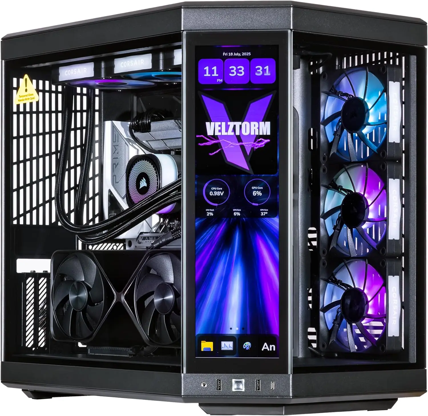 벨츠톰 LCD 블랙 프라텍스 맞춤형 Y70 터치스크린  - Rtx 5090 32Gb 리뷰 및 가격